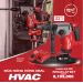 Combo Máy Khoan Búa Milwaukee M18 FHX cùng Pin M18B5 và Sạc M12-18C - Thích Hợp cho Công Trình Điện Nước và Điện Lạnh