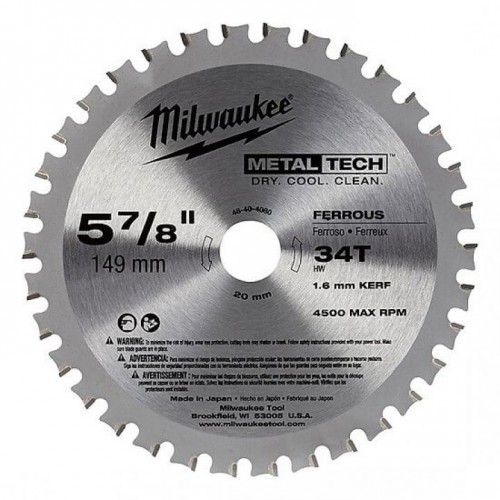 Lưỡi cắt kim loại Milwaukee  34T 149mm